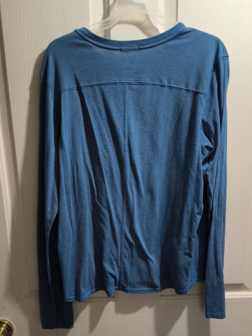 Brooks Blue Long Sleeve Running Tee with Slogan - Picture 3 of 3